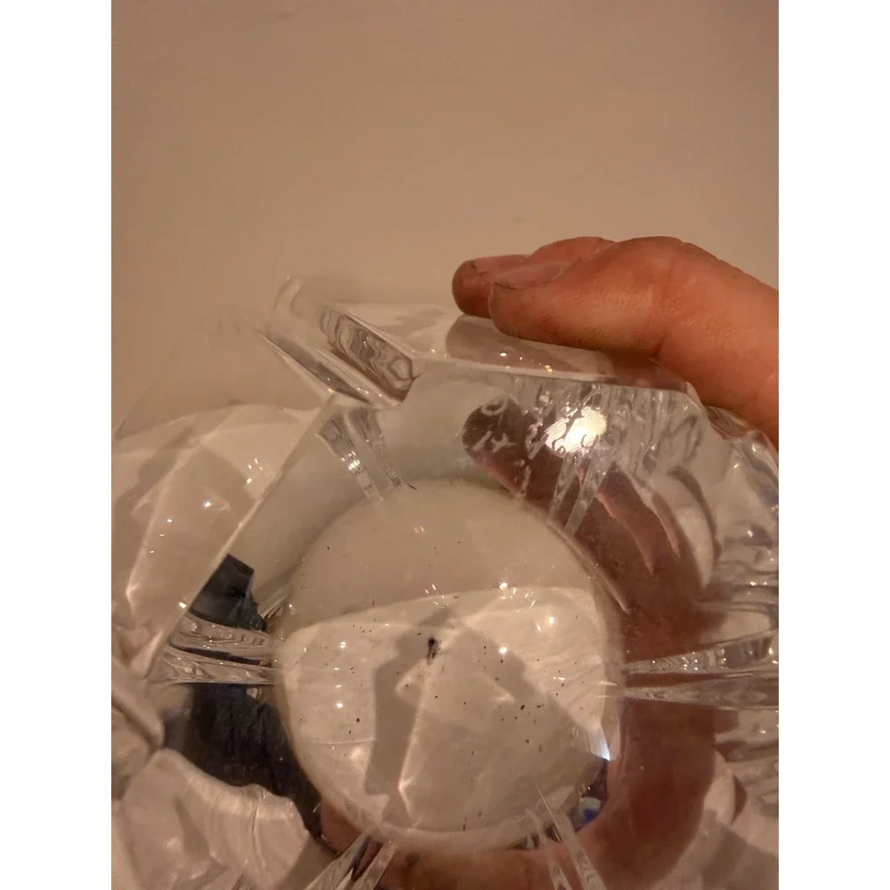 Orrefors Crystal Bowl Sweden 8.5